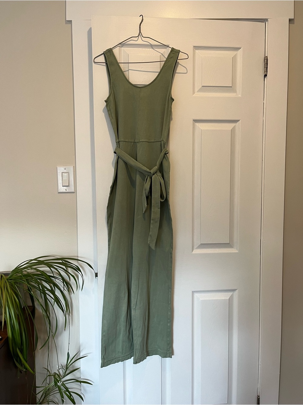 Soft sage green jumpsuit